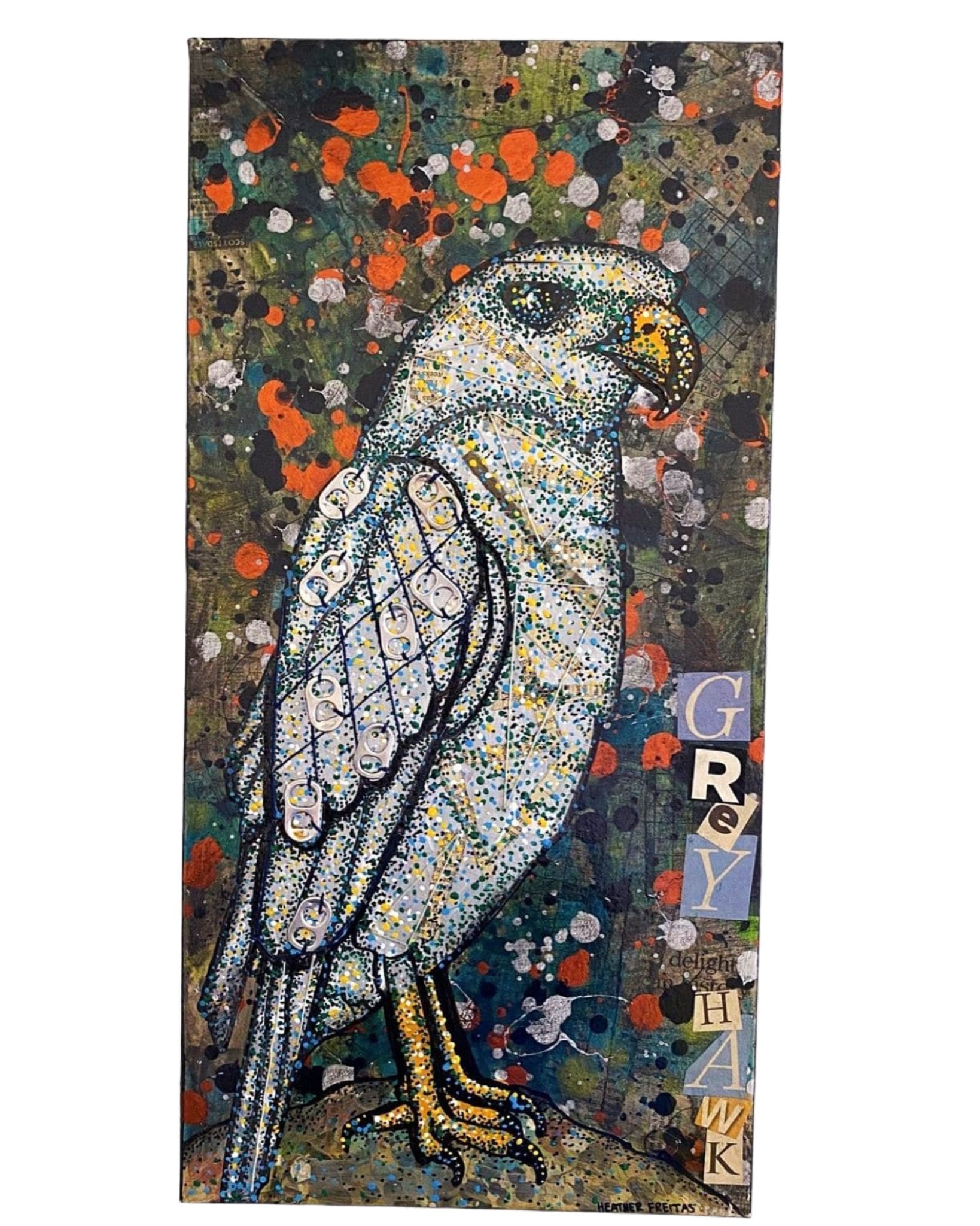 Grey Hawk - Heather Freitas - fine art home deccor