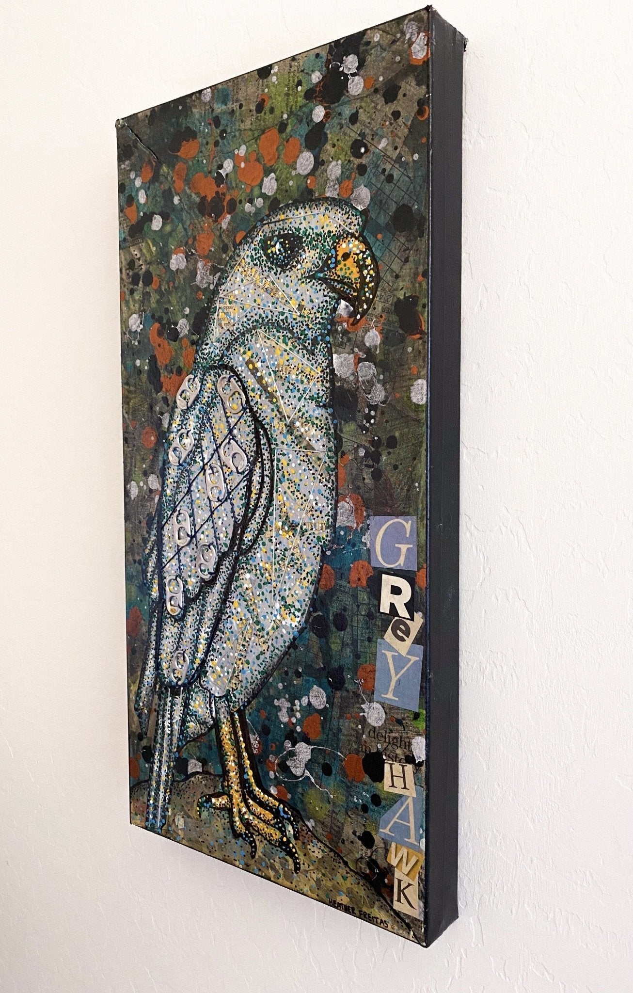 Grey Hawk - Heather Freitas - fine art home deccor