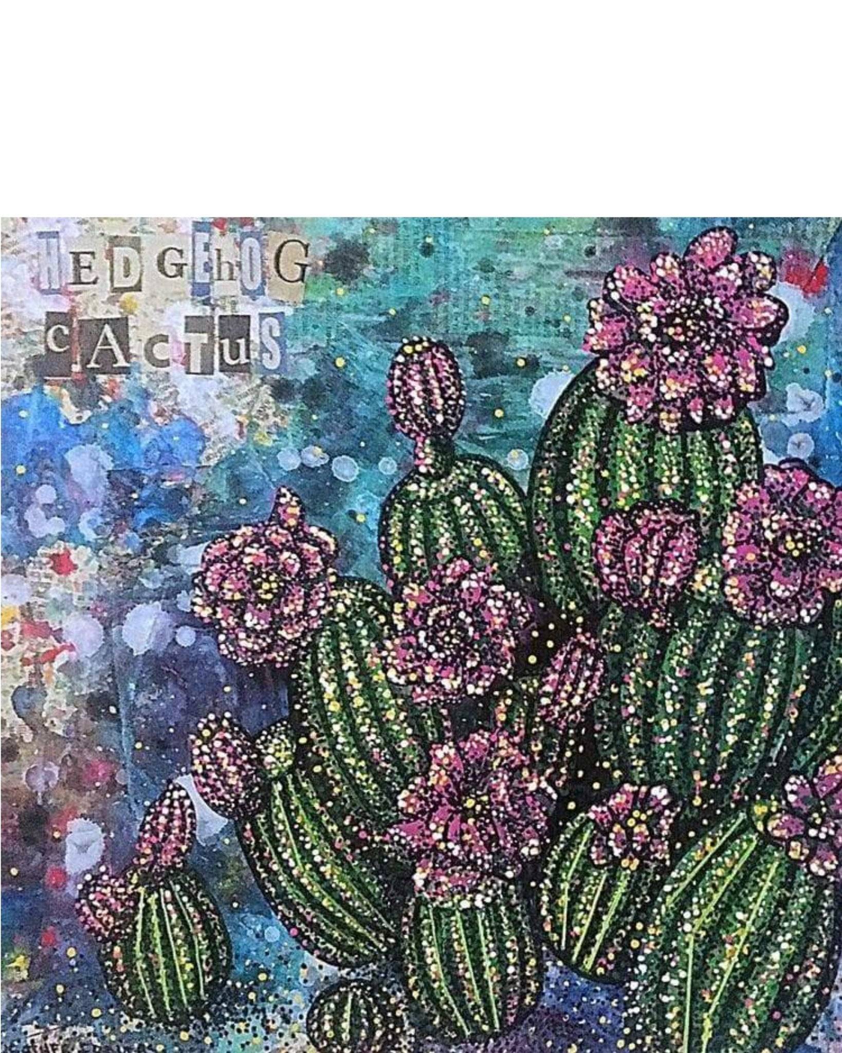 Hedgehog Cactus - Heather Freitas - fine art home deccor