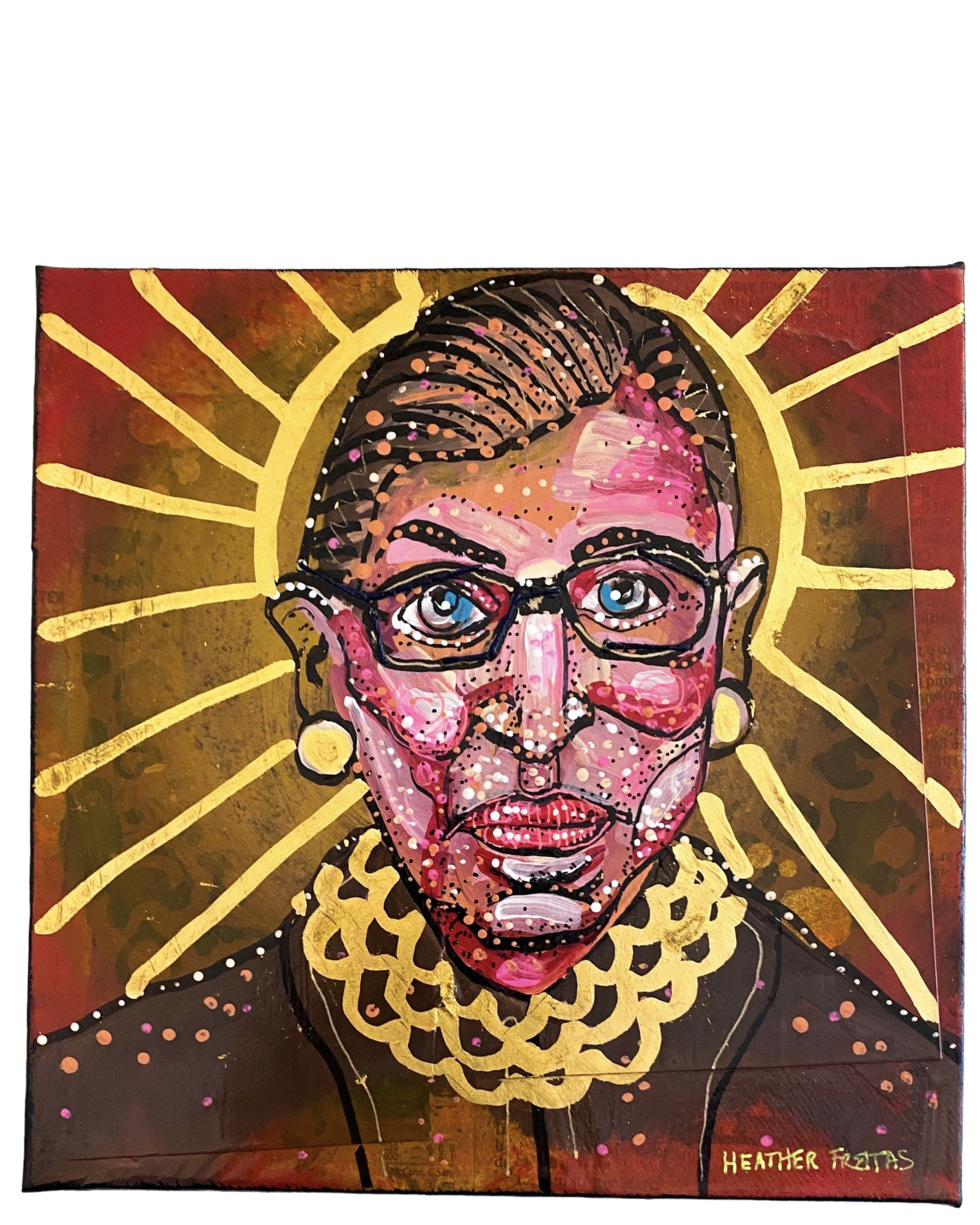 Holy RBG - Heather Freitas - fine art home deccor