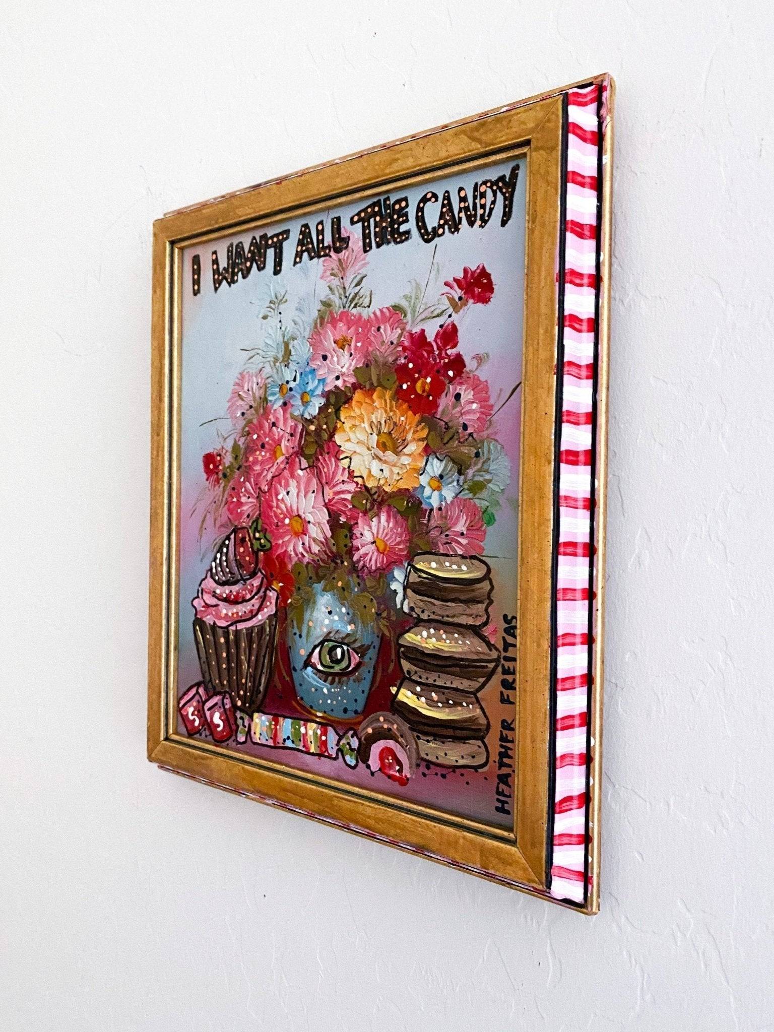 I Want All The Candy - Heather Freitas - fine art home deccor