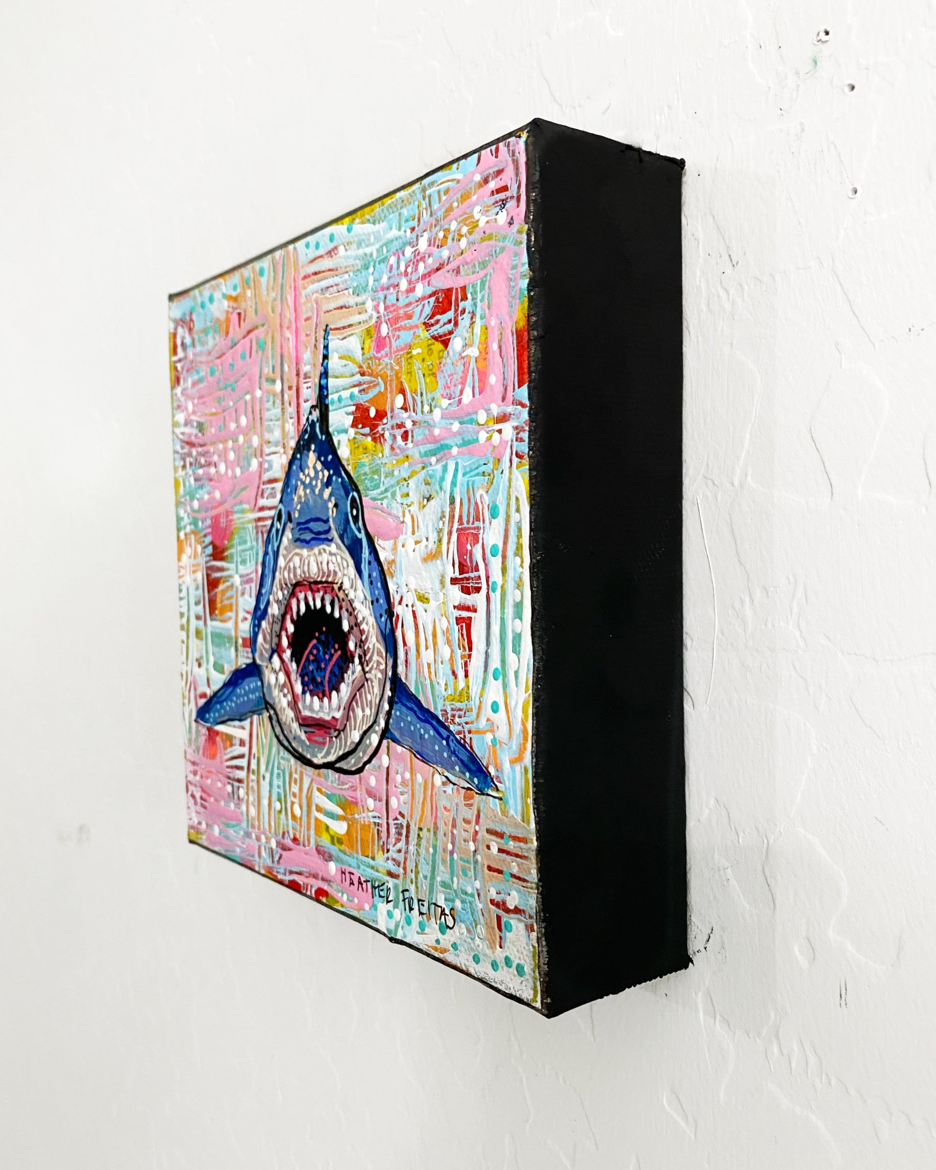 Great White ( Original Painting ) - Heather Freitas - fine art home deccor