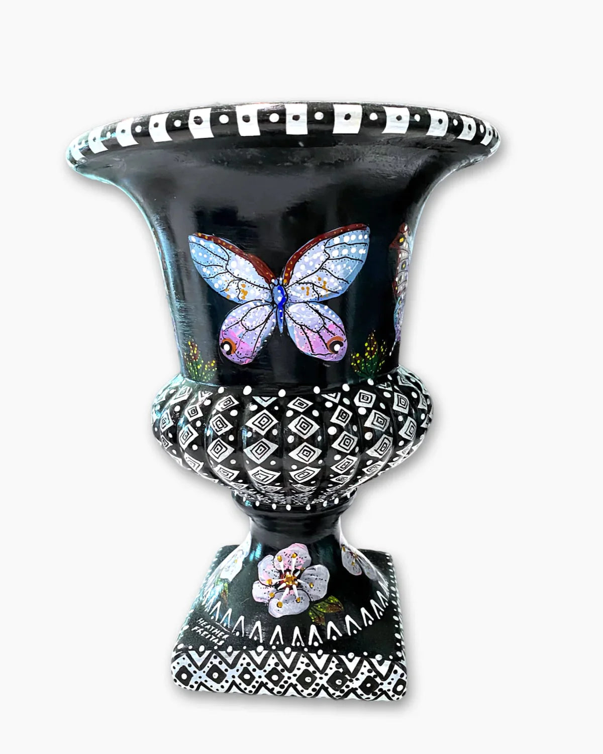 Iridescence Butterfly Urn - Heather Freitas - fine art home deccor