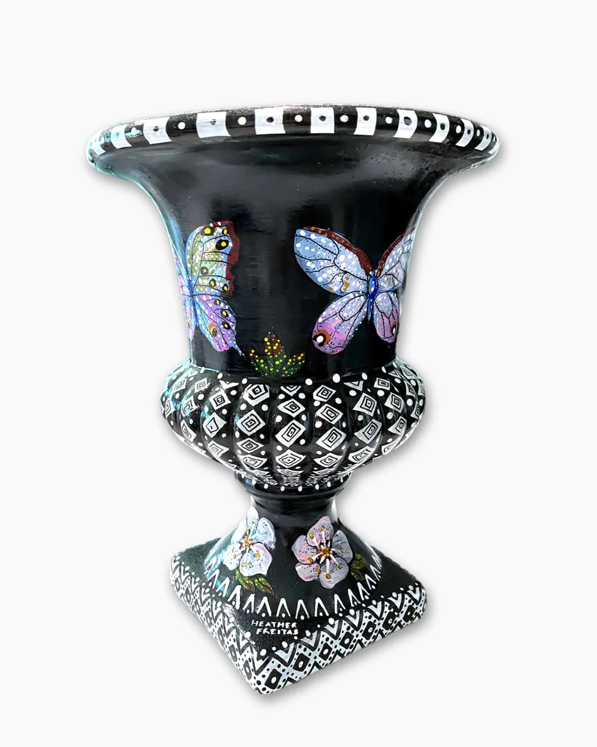 Iridescence Butterfly Urn - Heather Freitas - fine art home deccor