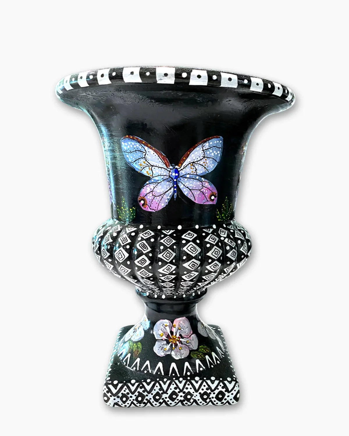 Iridescence Butterfly Urn - Heather Freitas - fine art home deccor