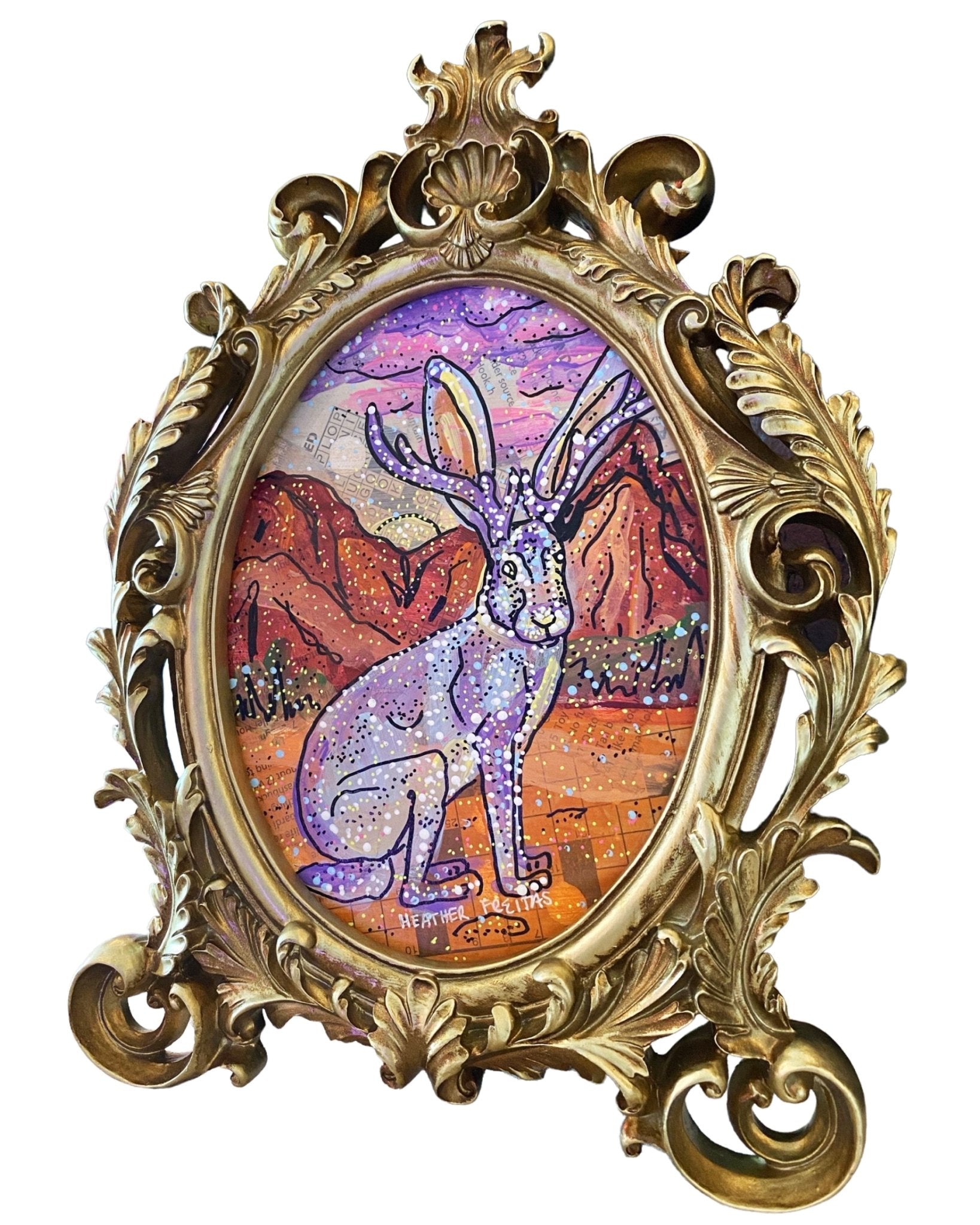 Jackalope - Heather Freitas - fine art home deccor