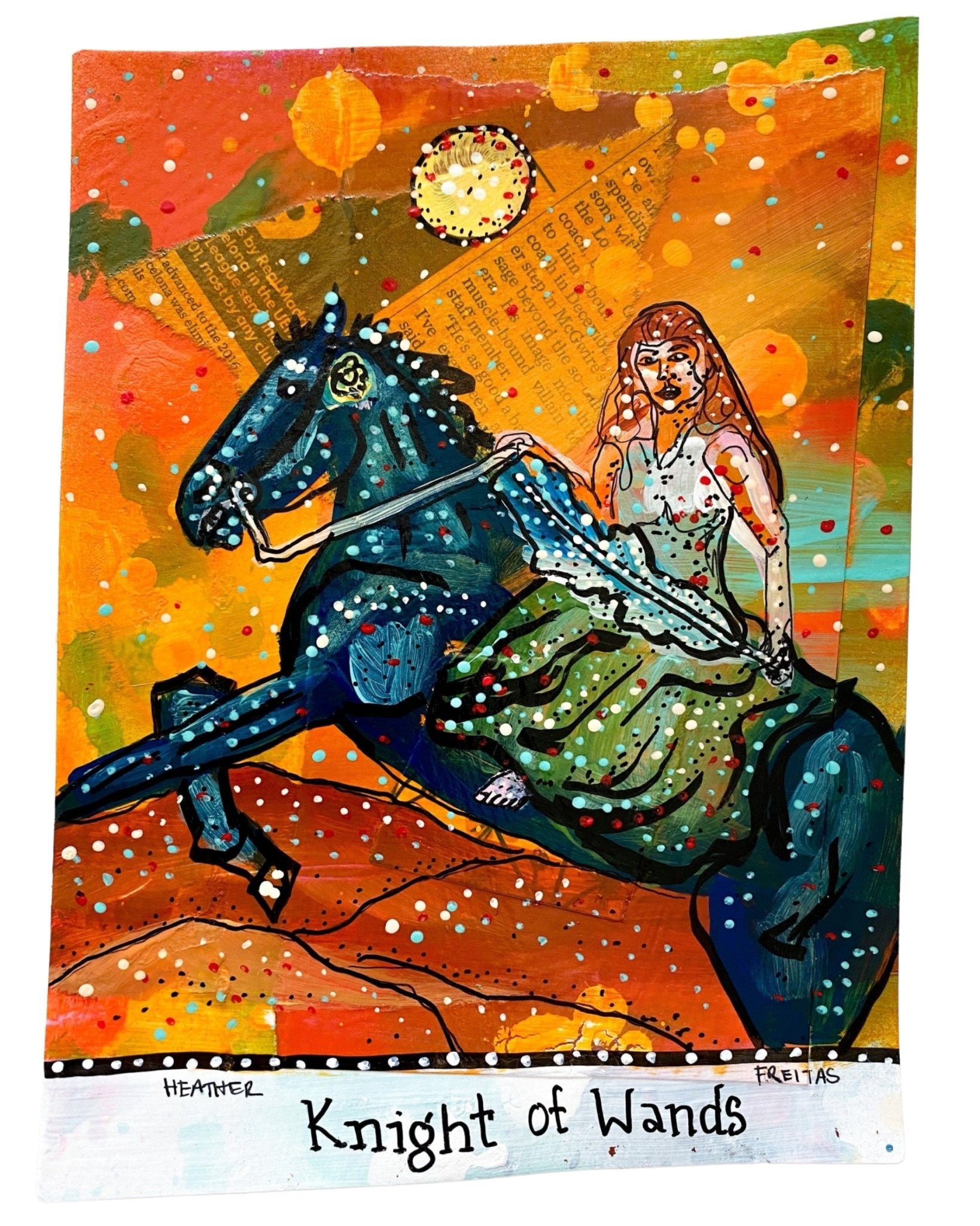 Knight Of Wands - Heather Freitas - fine art home deccor