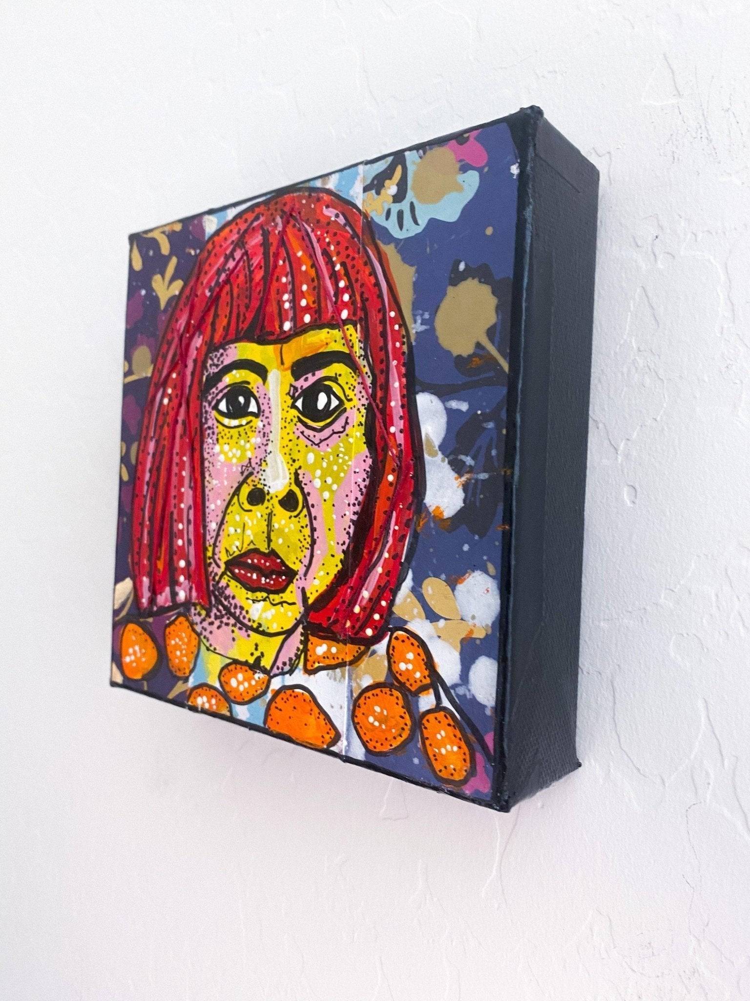 Kusama Portait Study - Heather Freitas - fine art home deccor