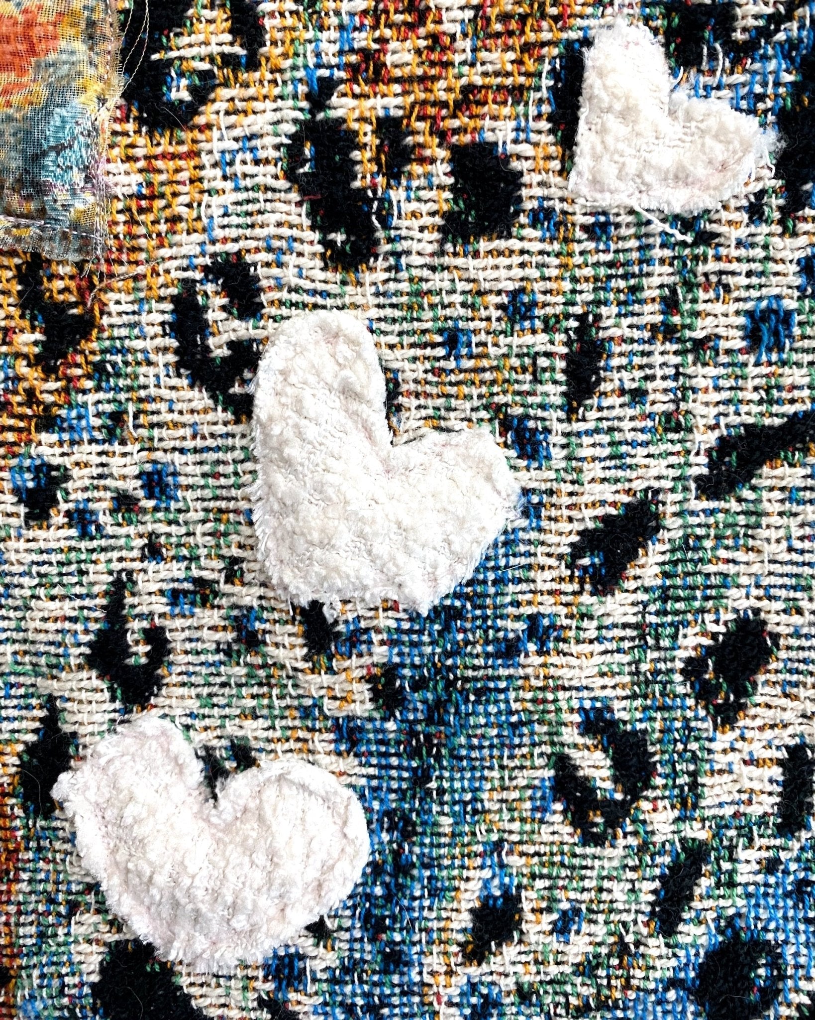 Love Me, Love Me Not ( Fine Art Tapestry With Beaded Accents ) - Heather Freitas - fine art home deccor