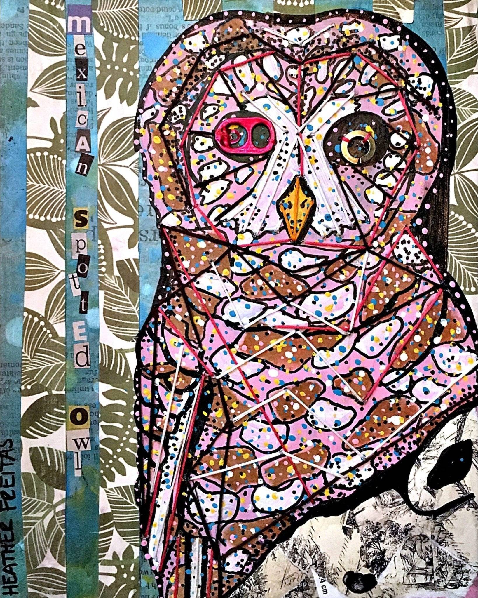 Mexican Spotted Owl - Heather Freitas - fine art home deccor