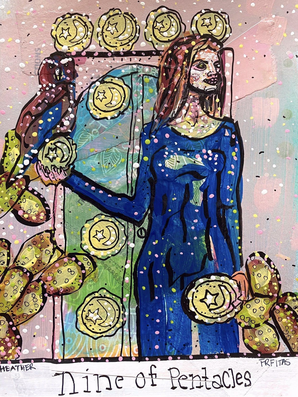 Nine Of Pentacles Heather Freitas 