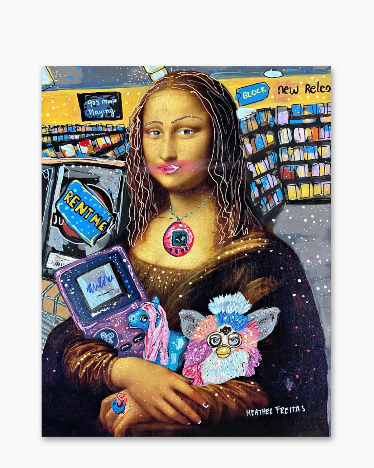 Parody Of The 90’s Mona Lisa - Heather Freitas 