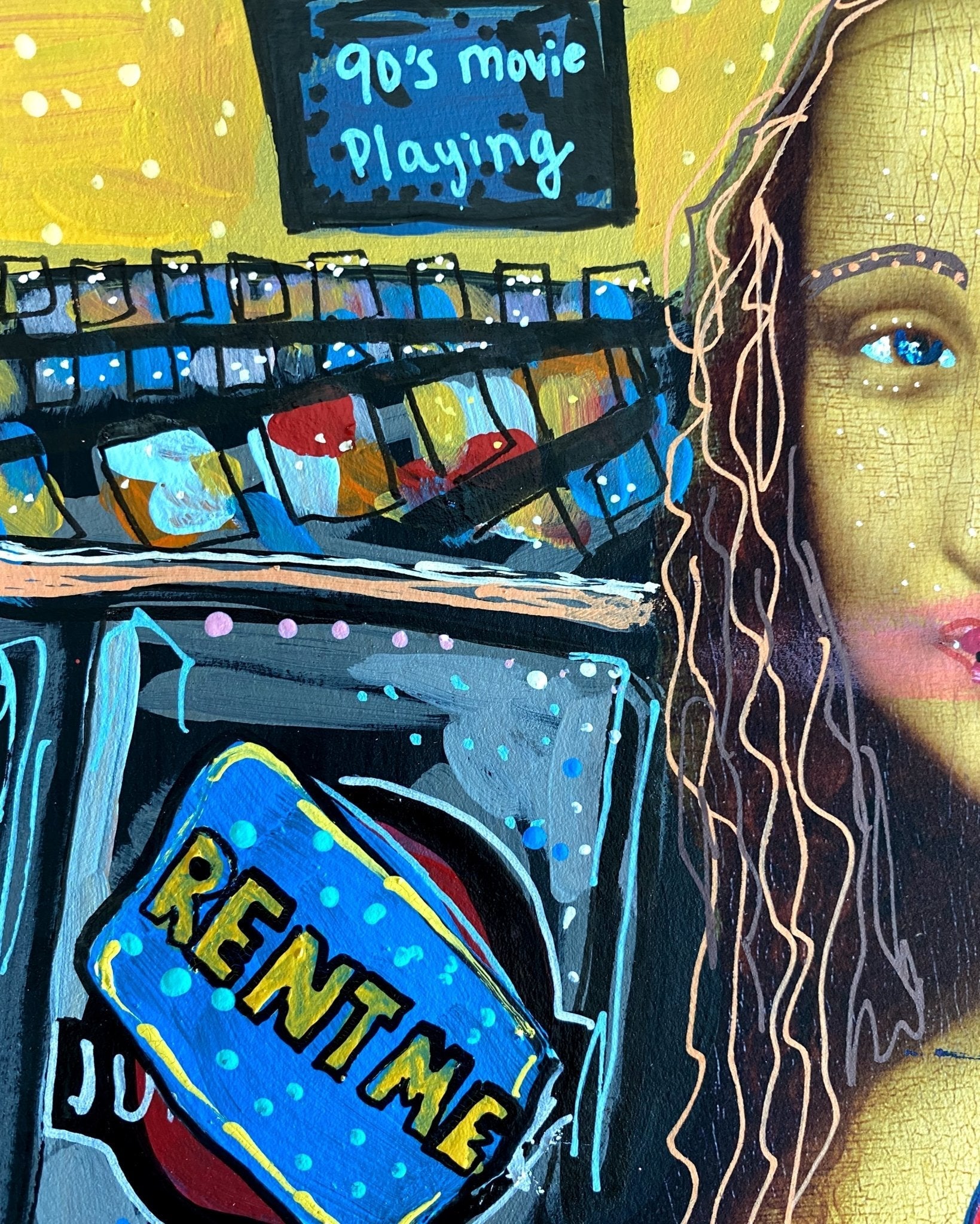 Parody Of The 90’s Mona Lisa - Heather Freitas 