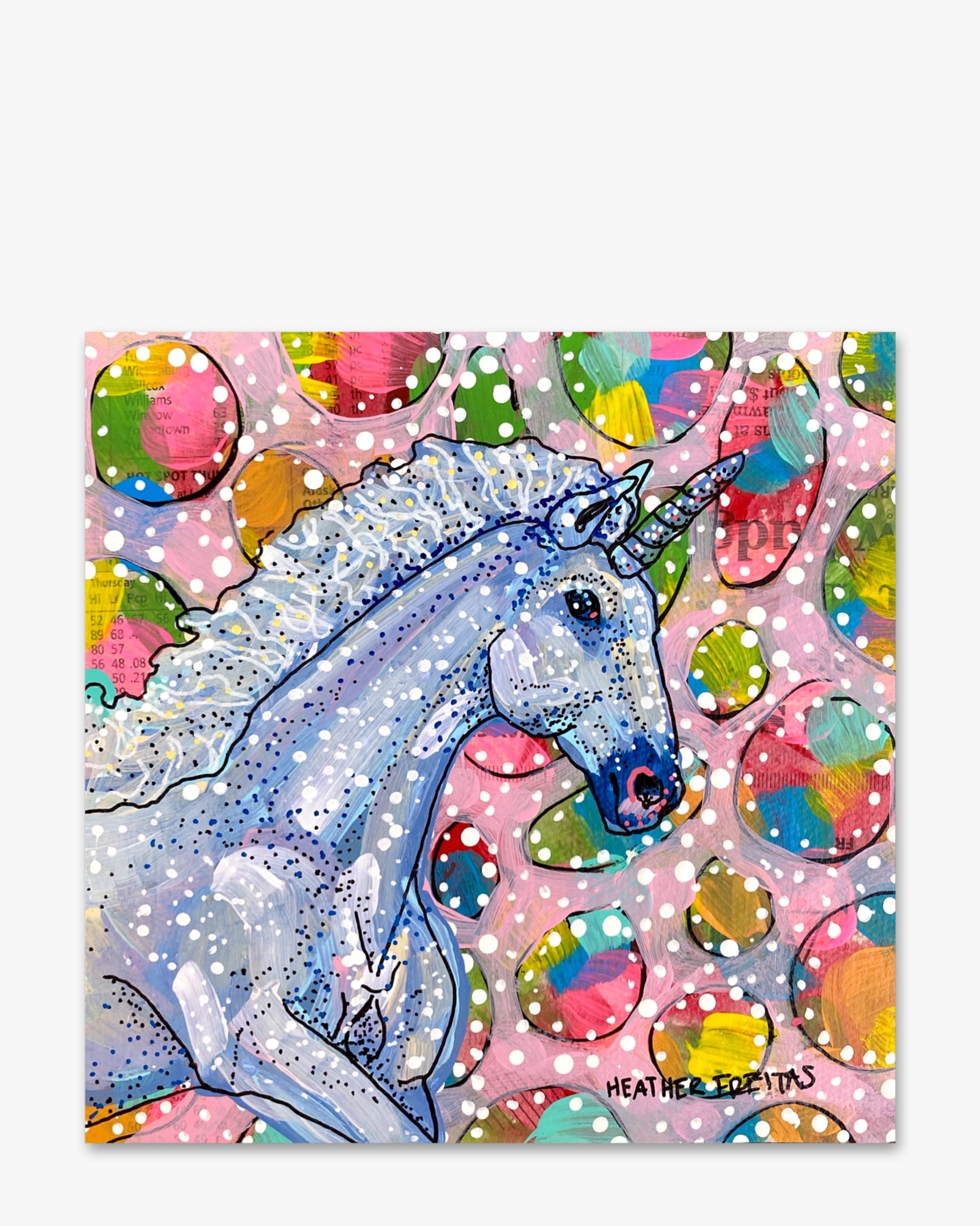 Pink Dream Unicorn ( Original Painting )