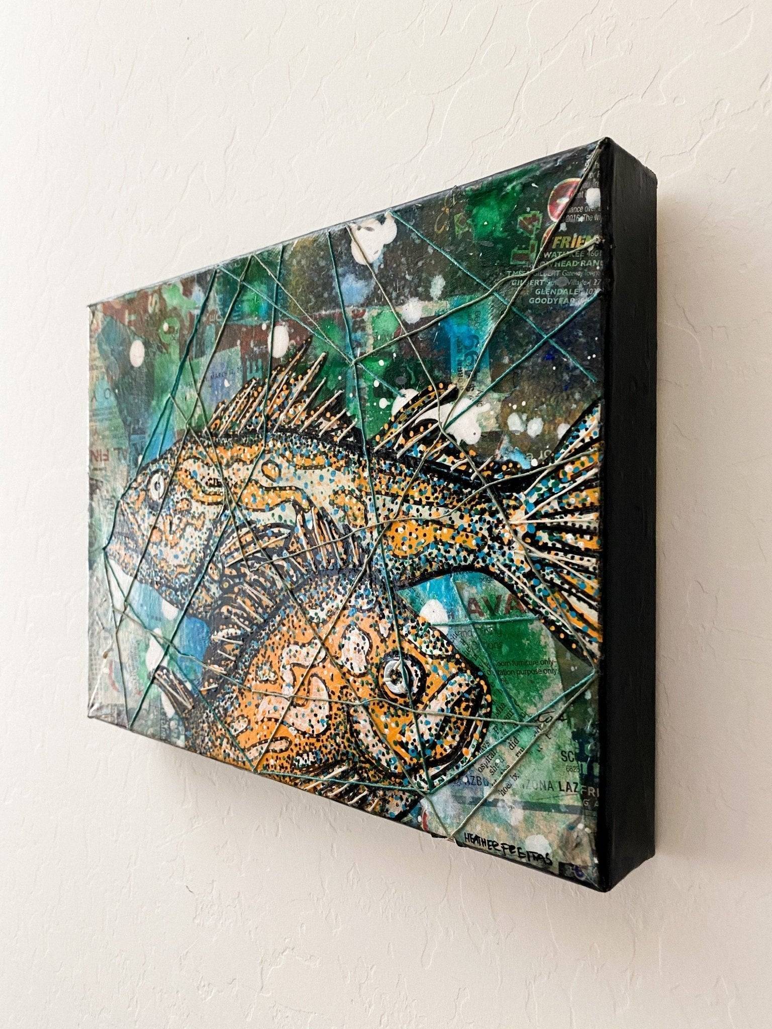 Rockfish - original painting Heather Freitas 