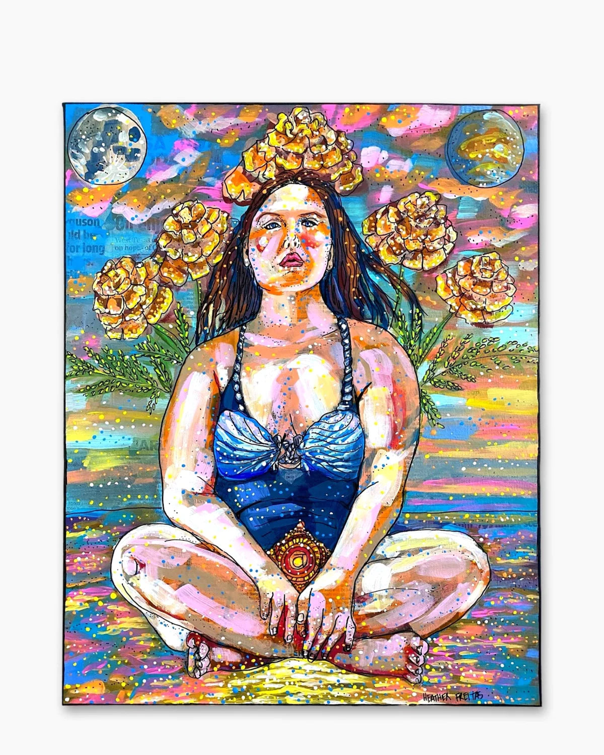 Sacral Tides - Chakra Painting - Heather Freitas 