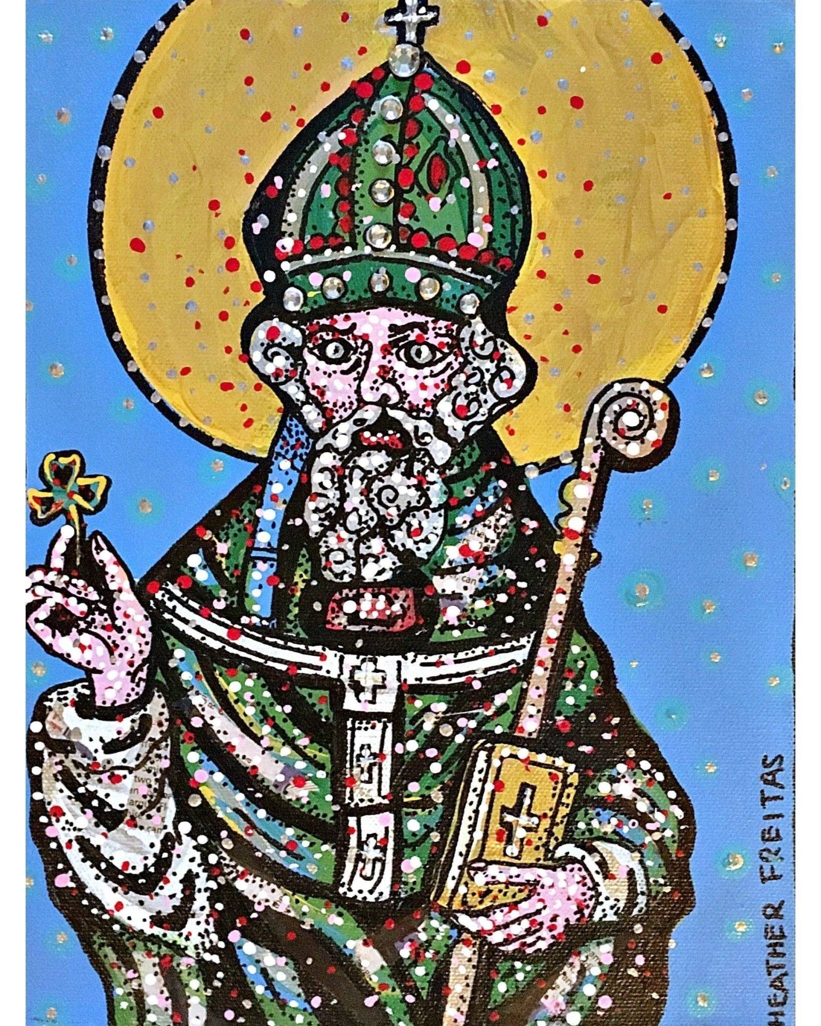 Saint Patrick - Heather Freitas - fine art home deccor