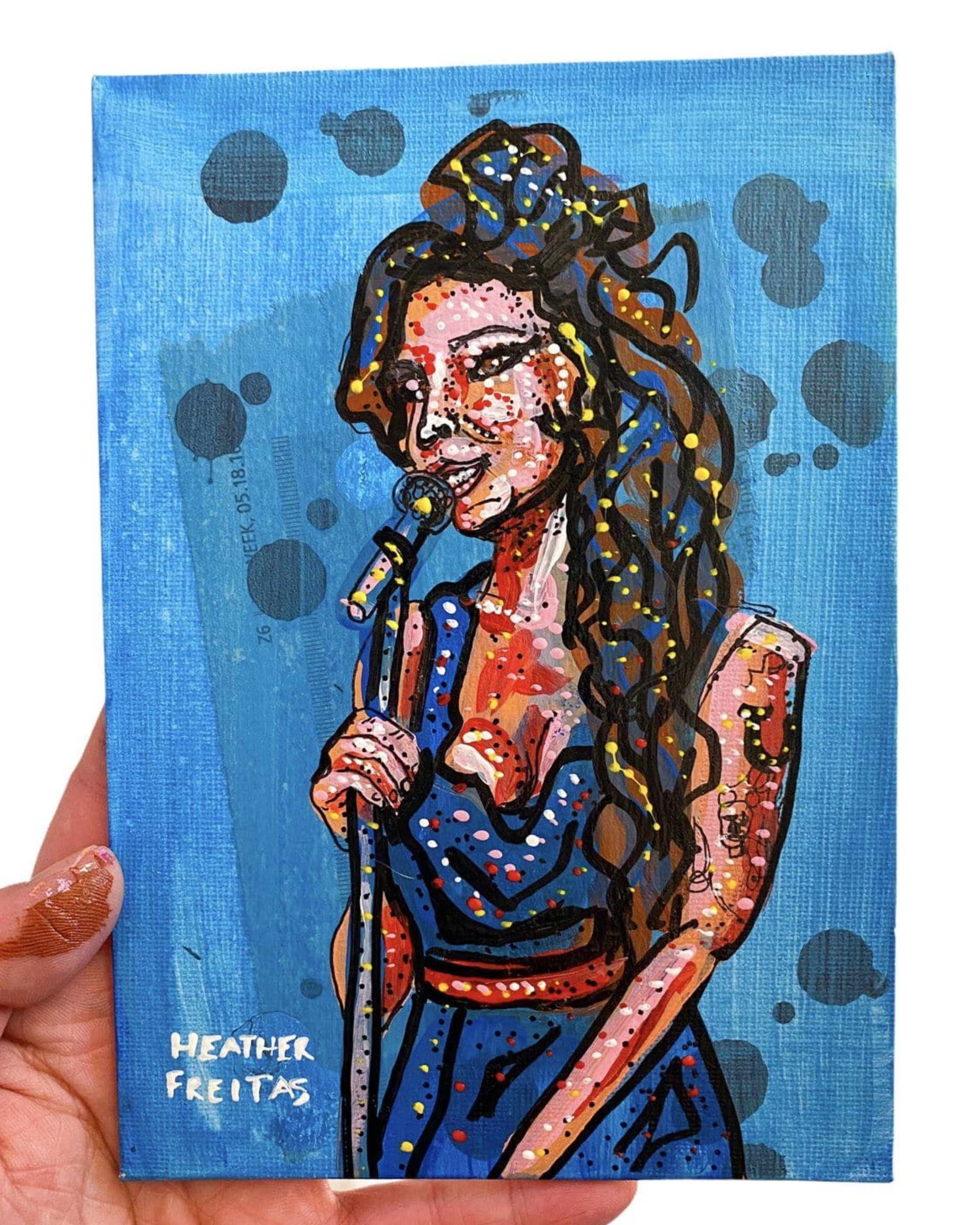 Soul - Amy Winehouse - Heather Freitas - fine art home deccor